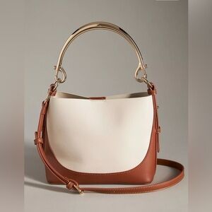 Anthropologie Hardware Handle Tote Bag